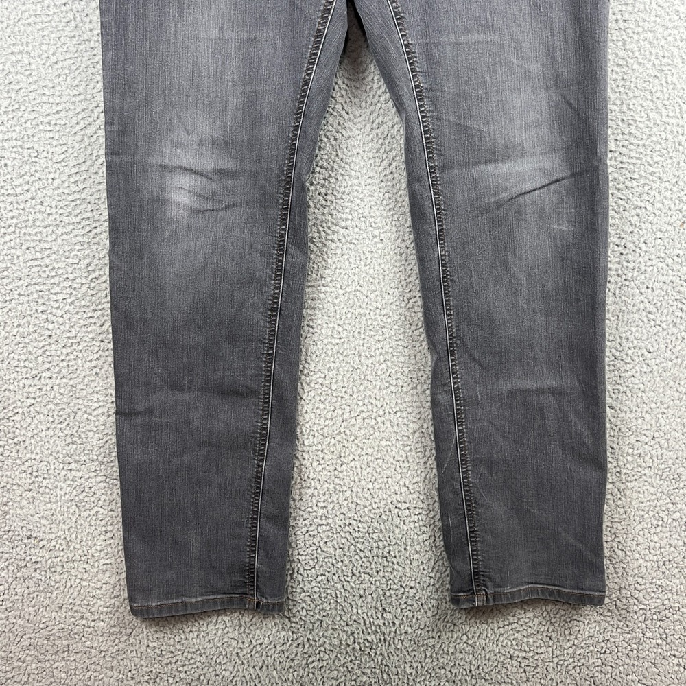 PrAna Jeans Mens 34X32 (35x32) Medium Wash Grey Denim Straight Leg Slim Fit - Picture 3 of 10